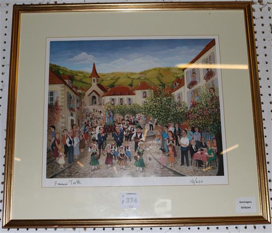 Frances Trott La Fete de St.Vincent prin, no.13 of 400